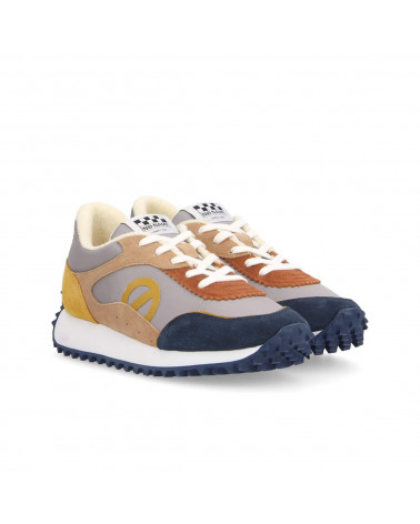 PUNKY JOGGER RONI/SUEDE CARBONE/NAVY