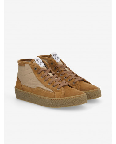 RUBEN MID NYLON/SUEDE BEIGE/COGNAC