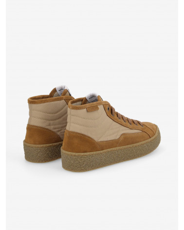 RUBEN MID NYLON/SUEDE BEIGE/COGNAC