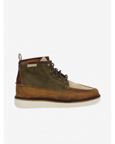 DOCK MID OIL SUEDE ARMY/CHESTNUT