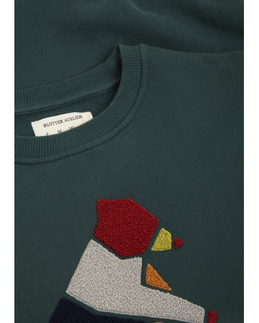 BEAR BLOCK 2 SWEAT GREEN