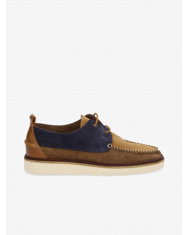 DOCK BOAT SUEDE/SUEDE AZUL/FANGO