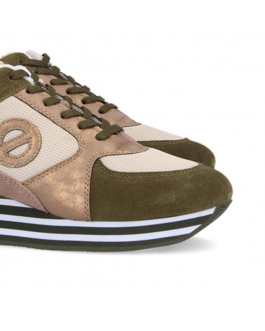 PARKO JOGGER KNIT NYL./SUEDE FORET/SABLE