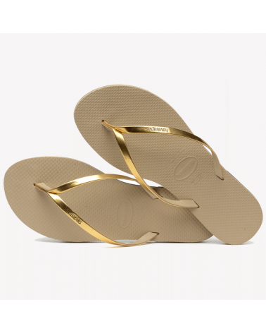 HAVAIANAS YOU METALLIC GOLDEN SAND METALLIC