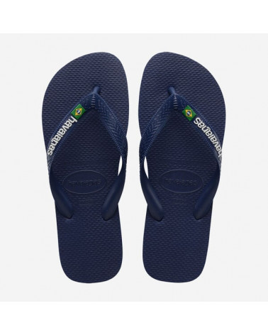 HAVAIANAS KIDS BRASIL LOGO NAVY BLUE