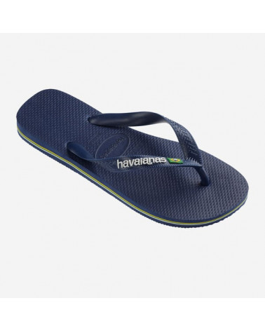 HAVAIANAS KIDS BRASIL LOGO NAVY BLUE