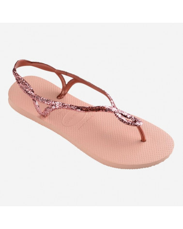 HAVAIANAS KIDS LUNA PREMIUM II BALLET ROSE/PINK RETRO METALLIC