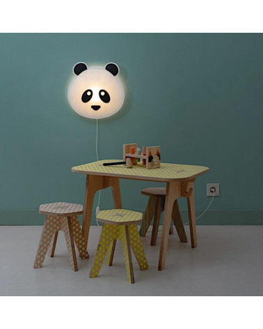 Applique Soft Light Masque Panda