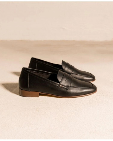 Mocassins n°85 - Cuir nappa - Noir