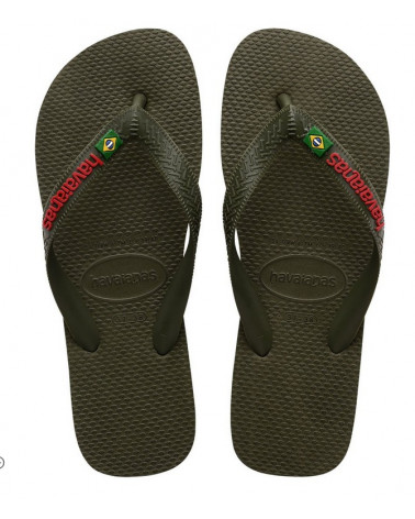 HAVAIANAS BRASIL LOGO GREEN
