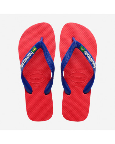 HAVAIANAS BRASIL LOGO RUBY RED/RUBY RED
