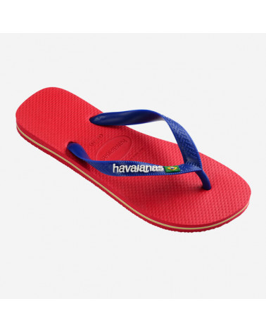 HAVAIANAS BRASIL LOGO RUBY RED/RUBY RED