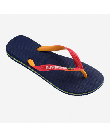 HAVAIANAS BRASIL MIX NAVY BLUE/RUBY RED
