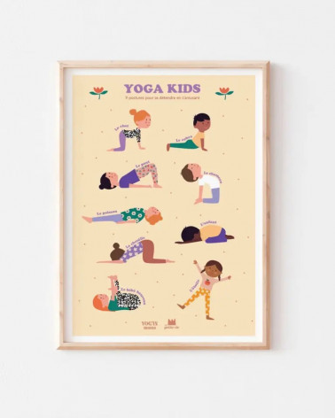 Affiche pédagogique “Yoga kids”