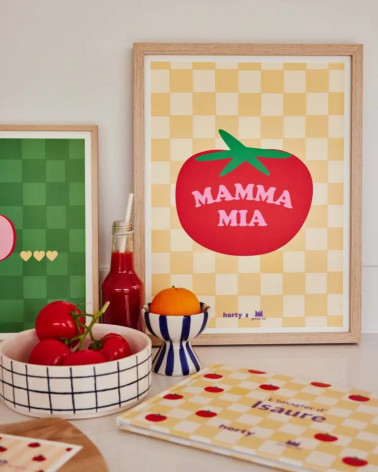 Affiche “Mamma mia” x Horty & Mahaut