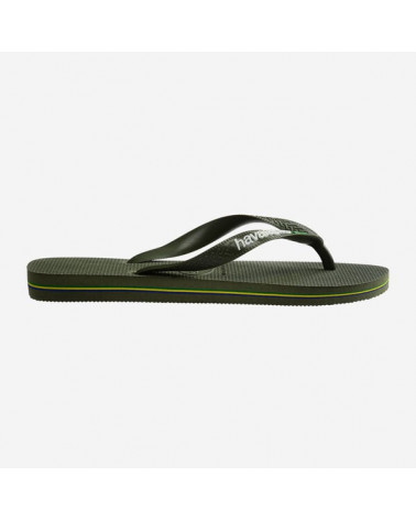 HAVAIANAS KIDS BRASIL LOGO GREEN/GREEN