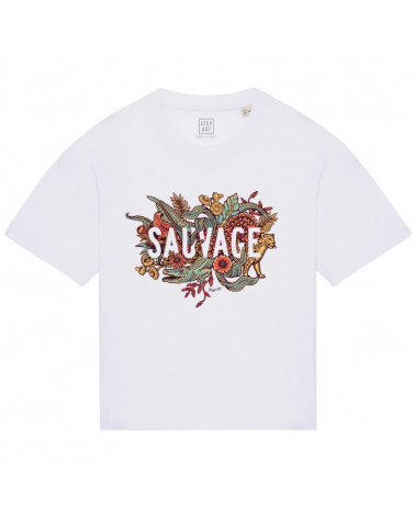 T-Shirt Oversize White - Sauvage Multi