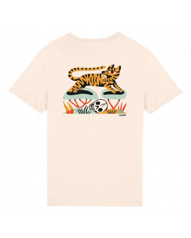 T-Shirt Ivory - Skull & Tiger 
