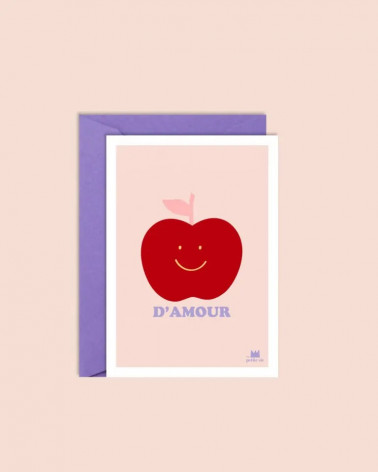 Carte “Pomme d’amour”