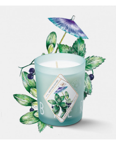 BOUGIES PARFUMÉES 190g - Menthe Poivrée (Menthe & Sauge)