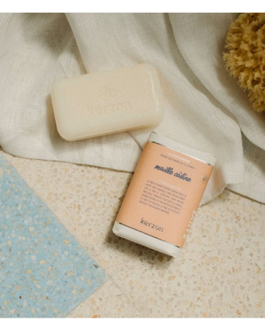 SAVONS SOLIDES SURGRAS - Maille Câline (Violette & Coton)