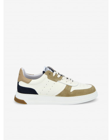 ORDER SNEAKER GR.NAPPA/SUEDE WHITE/BEIGE