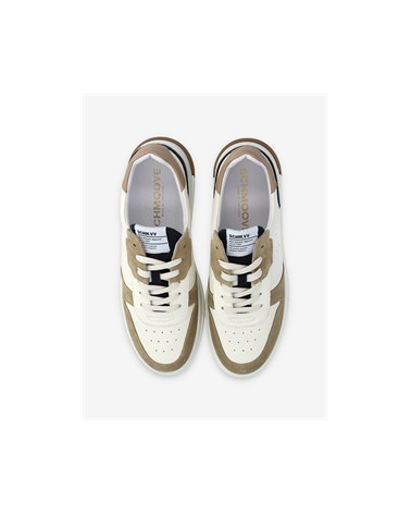 ORDER SNEAKER GR.NAPPA/SUEDE WHITE/BEIGE