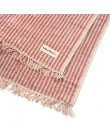 Serviette de plage - Lauren's Pink Stripe