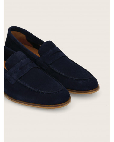 SMART MOC COWSUEDE AZUL