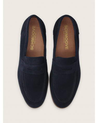 SMART MOC COWSUEDE AZUL