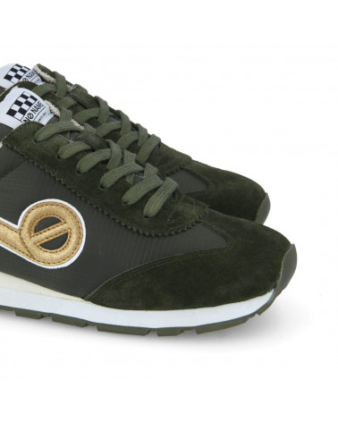CITY RUN JOGGER W SUEDE/CAMPER FORET/ARMY
