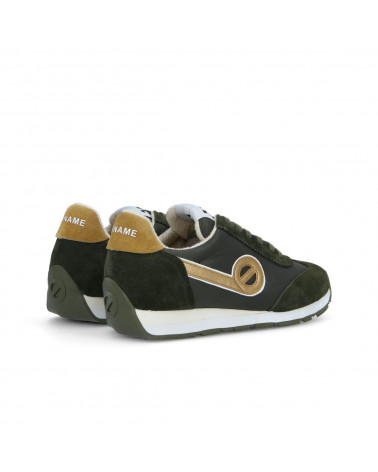 CITY RUN JOGGER W SUEDE/CAMPER FORET/ARMY