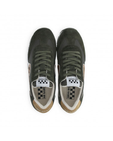 CITY RUN JOGGER W SUEDE/CAMPER FORET/ARMY