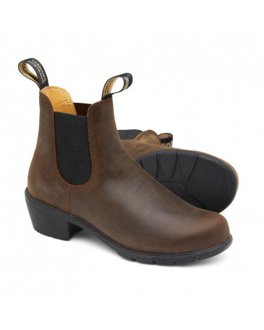 Women Heel Chelsea Boots 1673 Antique Brown