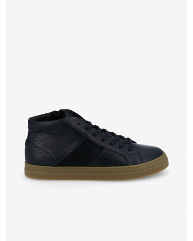 SPARK LOWBOOTS ZIP GRAIN/SUEDE BLACK/BLACK