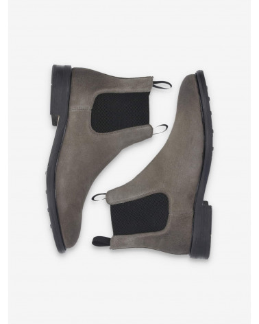 PILOT CHELSEA M SUEDE ELEPHANT/BLACK