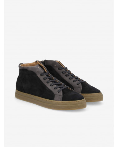 SPARK MID ZIP SUEDE/BRONX BLACK/BLACK
