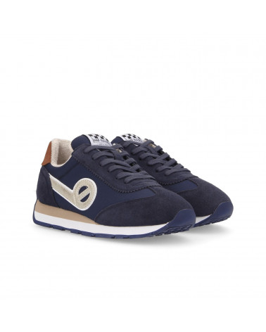 CITY RUN JOGGER W SUEDE/SQUARE NAVY/NAVY