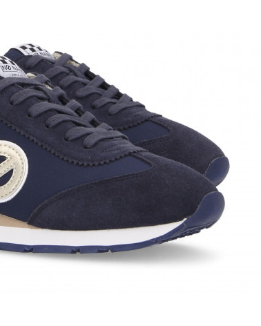 CITY RUN JOGGER W SUEDE/SQUARE NAVY/NAVY