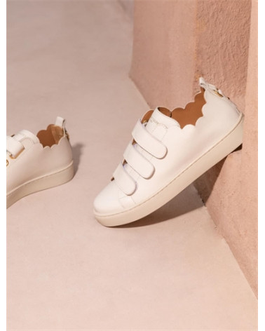 JULIANNE CUIR LISSE CREME