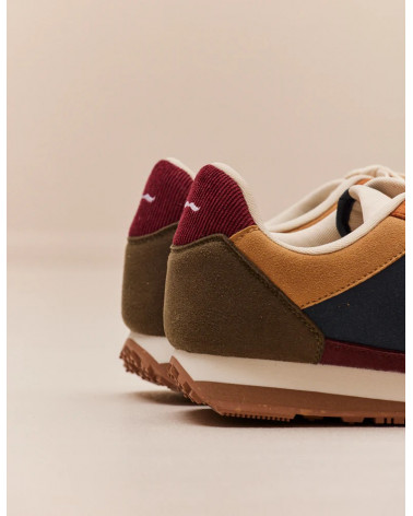 Gabriel - Ultrasuède kaki beige terracotta