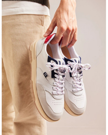 Albert - Blanc marine rouge