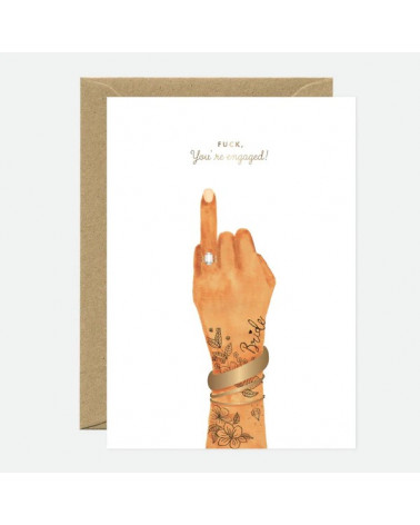 Carte - Gold Fuck engaged