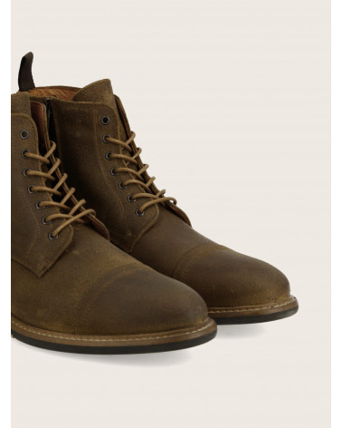 PILOT BOOTS OIL SUEDE COFFEE