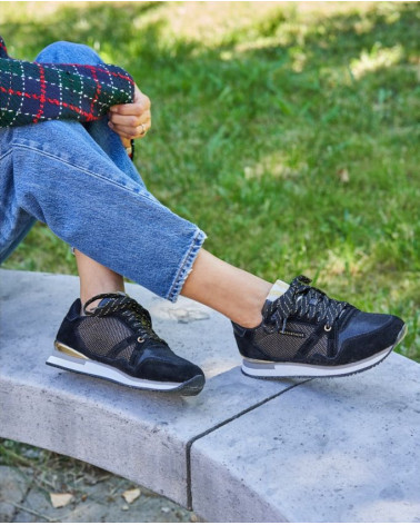 Andrée - Suède noir et PDP doré