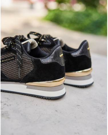 Andrée - Suède noir et PDP doré