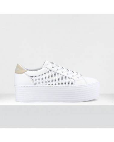 SPICE SNEAKER SAVAGE PERF/GUM WHITE/BEIGE