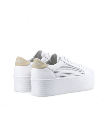 SPICE SNEAKER SAVAGE PERF/GUM WHITE/BEIGE