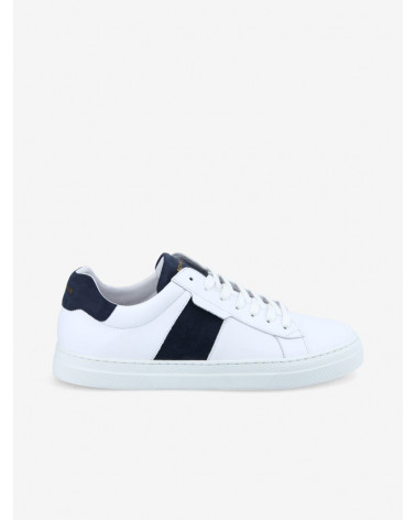 SPARK GANG M NAPPA/SUEDE WHITE/AZUL, SOLE WHITE