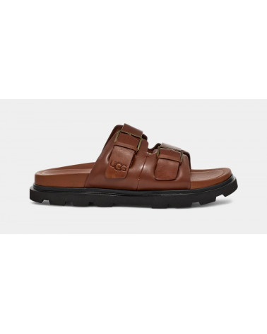 CAPITOLA BUCKLE SLIDE COGNAC